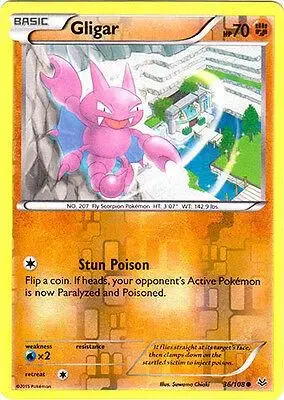 Gligar [Reverse Holo] - Pokemon Roaring Skies #36