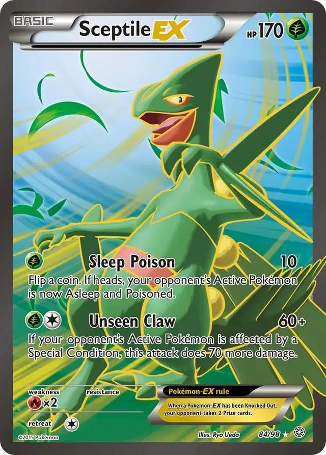 Sceptile EX - Pokemon Ancient Origins #84