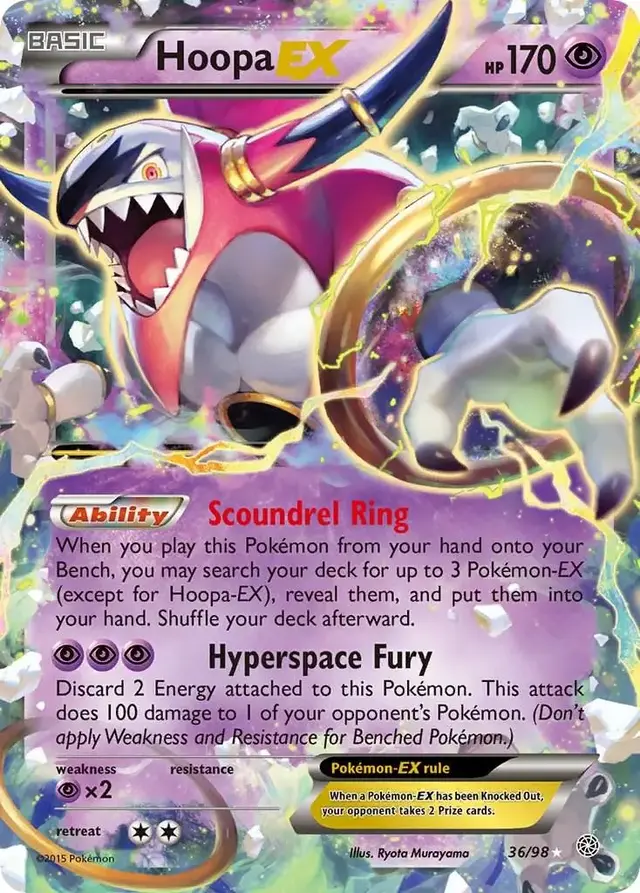 Hoopa EX - Pokemon Ancient Origins #36