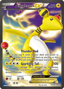 Ampharos EX 87 - Pokemon Ancient Origins