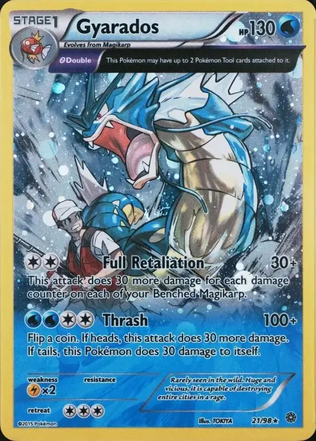 Gyarados [Cosmos Holo] - Pokemon Ancient Origins #21