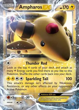 Ampharos EX 27 - Pokemon Ancient Origins