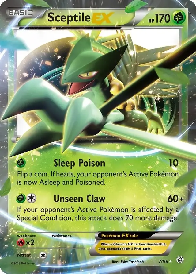 Sceptile EX - Pokemon Ancient Origins #7