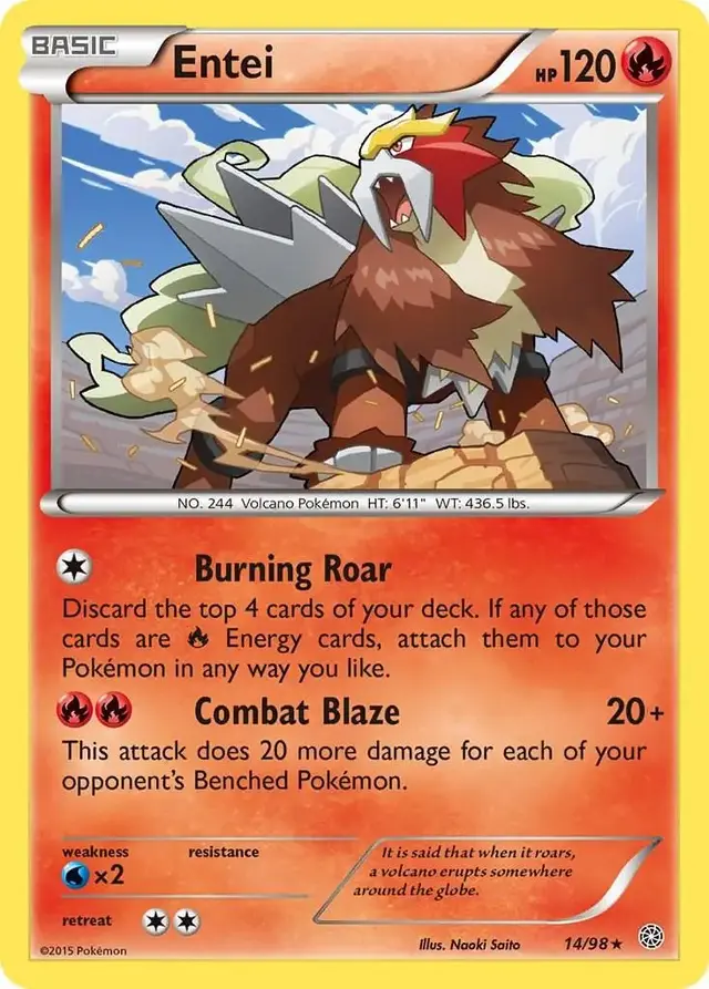 Entei - Pokemon Ancient Origins #14