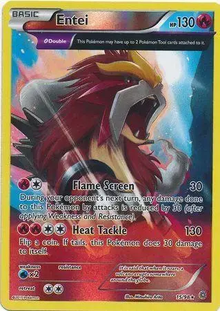 Entei [Reverse Holo] - Pokemon Ancient Origins #15