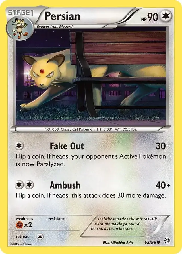 Persian - Pokemon Ancient Origins #62