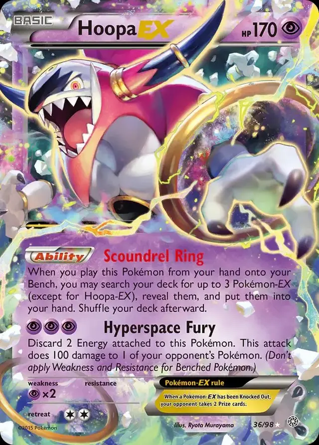Hoopa EX [Jumbo] - Pokemon Ancient Origins #36