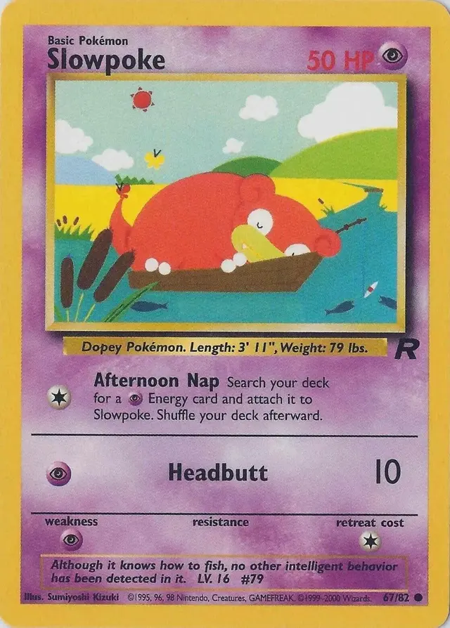 Slowpoke #67 - Pokemon Team Rocket