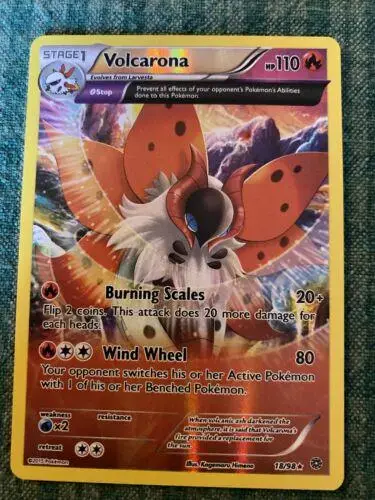 Volcarona [Reverse Holo] - Pokemon Ancient Origins #18
