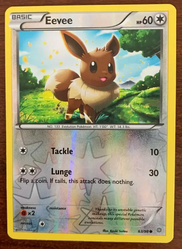 Eevee [Reverse Holo] - Pokemon Ancient Origins #63