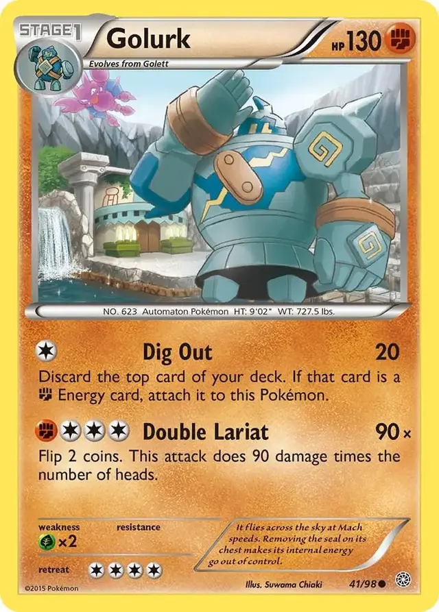 Golurk - Pokemon Ancient Origins #41
