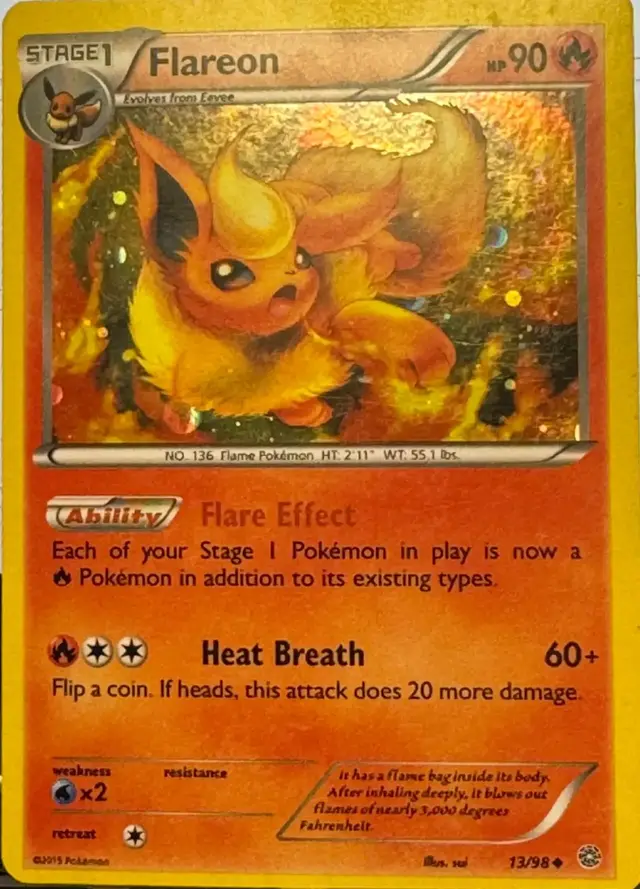 Flareon [Cosmos Holo] - Pokemon Ancient Origins #13