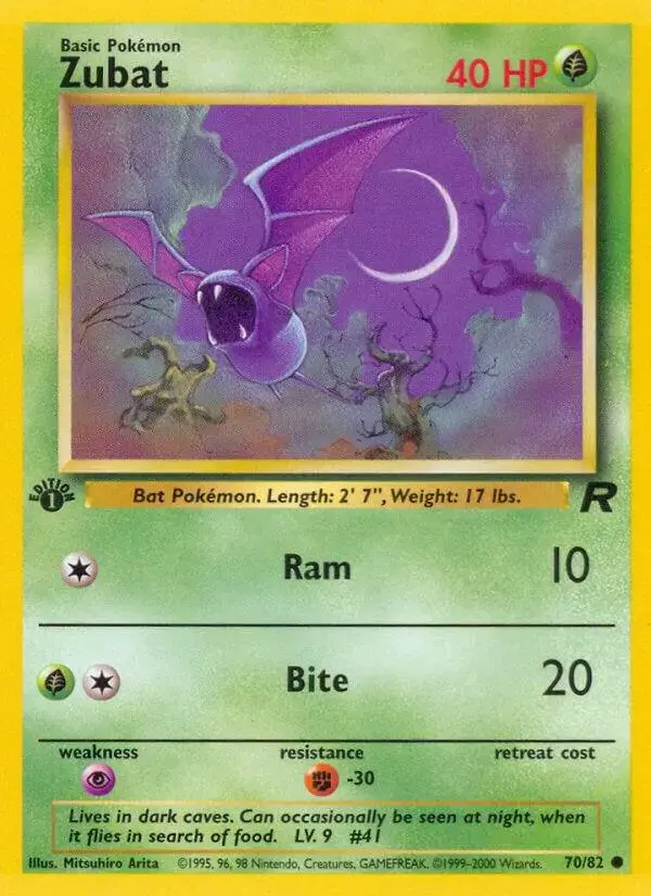 Zubat [1st Edition] - Pokemon Team Rocket #70