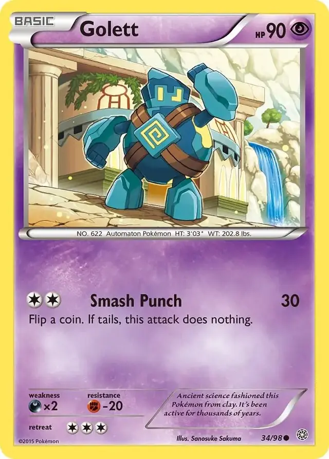 Golett - Pokemon Ancient Origins #34