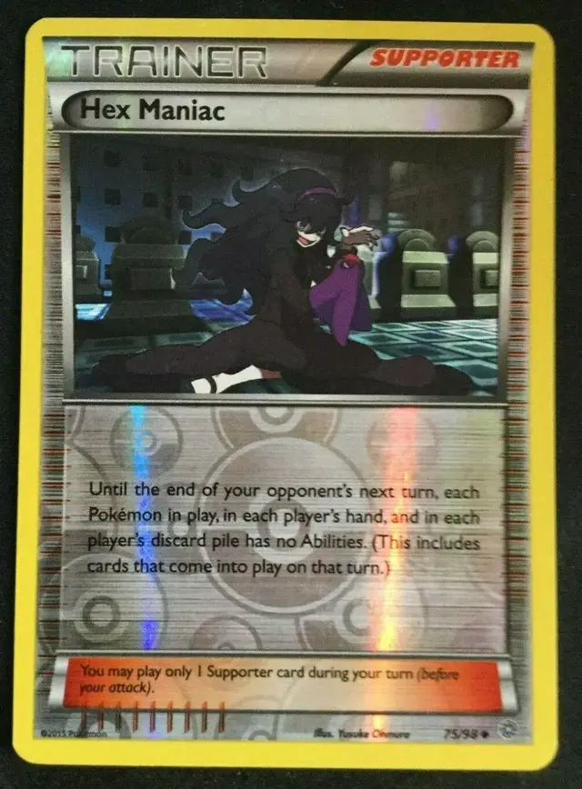 Hex Maniac [Reverse Holo] - Pokemon Ancient Origins #75