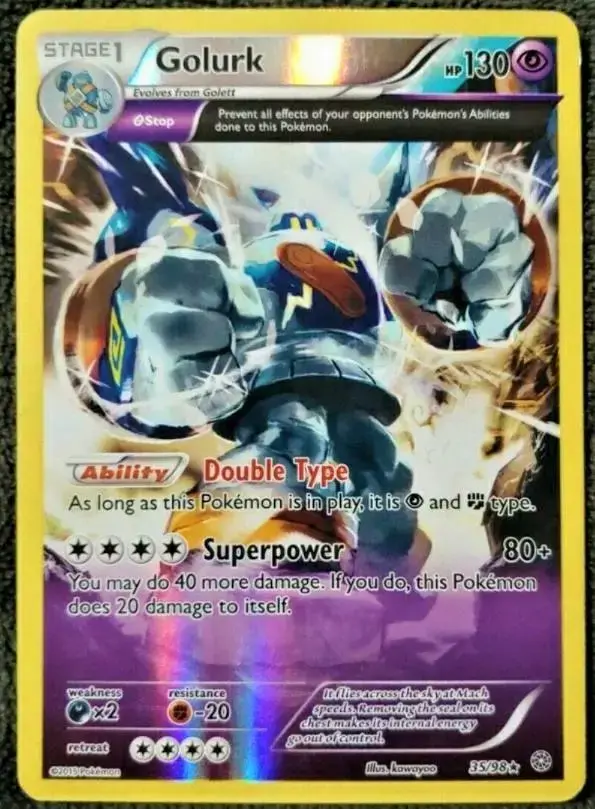 Golurk [Reverse Holo] - Pokemon Ancient Origins #35