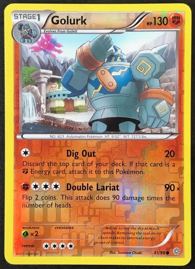 Golurk [Reverse Holo] - Pokemon Ancient Origins #41
