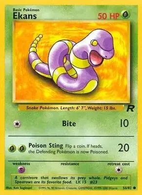 Ekans - Pokemon Team Rocket #56