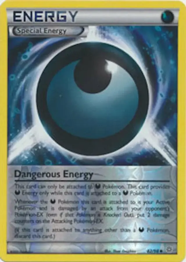 Dangerous Energy [Reverse Holo] - Pokemon Ancient Origins #82