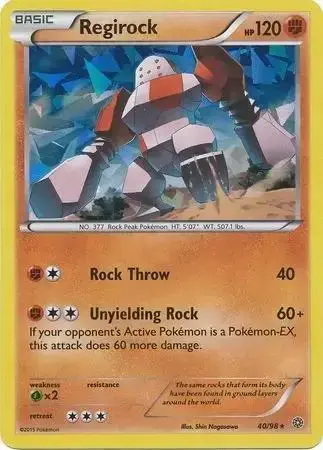 Regirock [Cracked Ice Holo] - Pokemon Ancient Origins #40