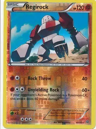 Regirock [Reverse Holo] - Pokemon Ancient Origins #40