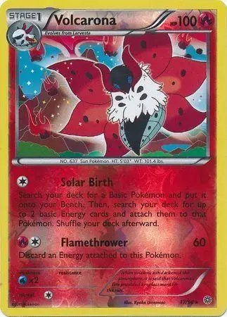Volcarona [Reverse Holo] - Pokemon Ancient Origins #17