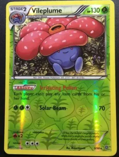 Vileplume [Reverse Holo] - Pokemon Ancient Origins #3