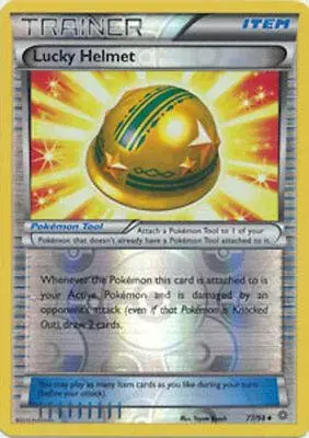 Lucky Helmet [Reverse Holo] - Pokemon Ancient Origins #77