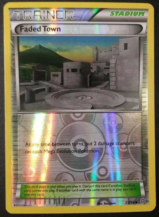 Faded Town [Reverse Holo] - Pokemon Ancient Origins #73