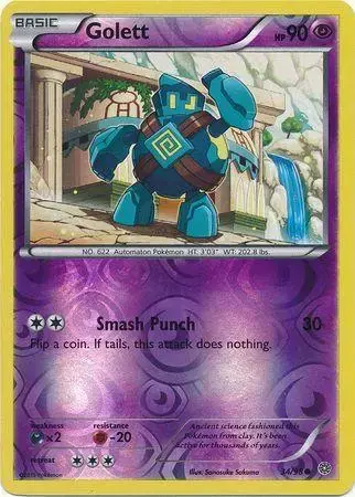 Golett [Reverse Holo] - Pokemon Ancient Origins #34