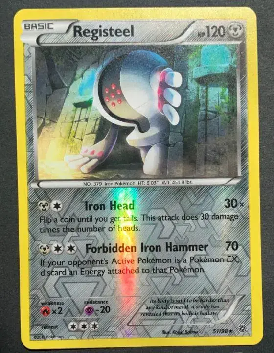Registeel [Reverse Holo] - Pokemon Ancient Origins #51