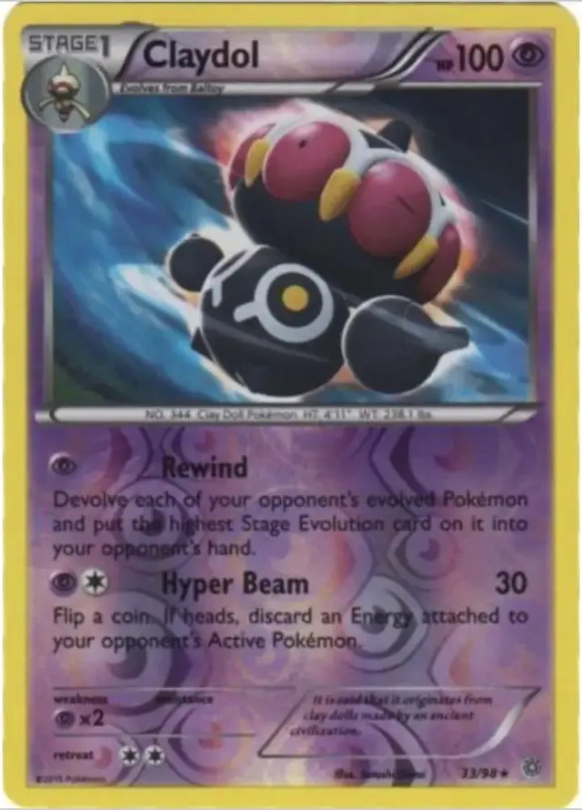 Claydol [Reverse Holo] - Pokemon Ancient Origins #33