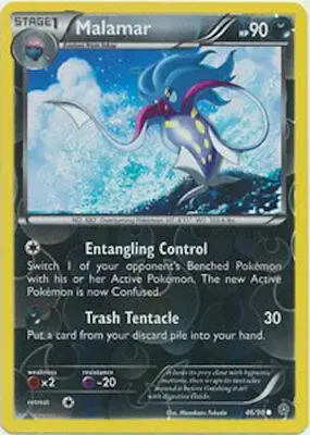Malamar [Reverse Holo] - Pokemon Ancient Origins #46