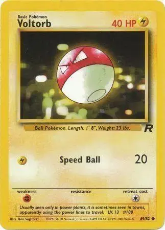 Voltorb - Pokemon Team Rocket #69