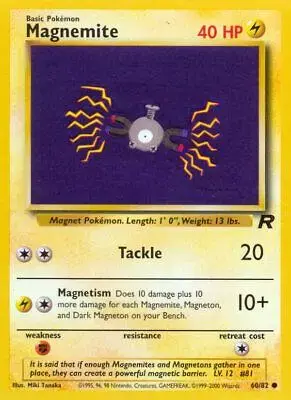 Magnemite - Pokemon Team Rocket #60