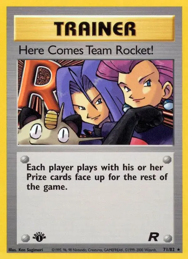 Here Comes Team Rocket [1st Edition] - Pokemon Team Rocket #71