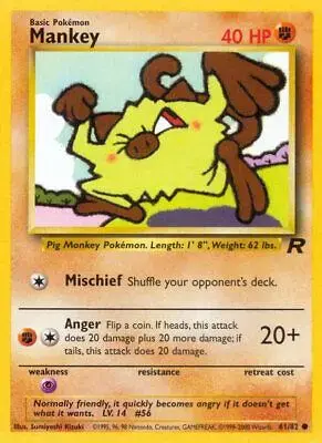 Mankey - Pokemon Team Rocket #61