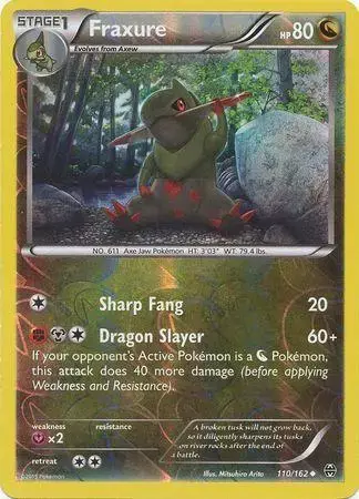 Fraxure [Reverse Holo]
