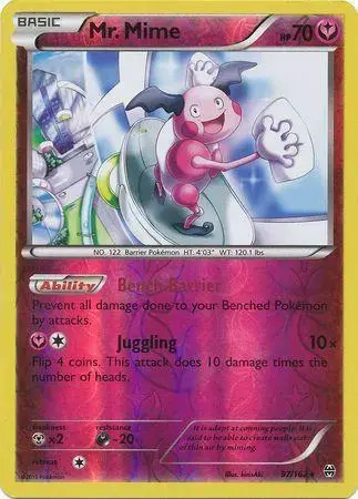 Mr Mime [Reverse Holo] - Pokemon BREAKthrough #97