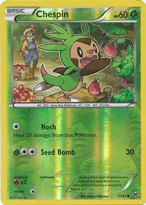 Chespin [Reverse Holo] - Pokemon BREAKthrough #7
