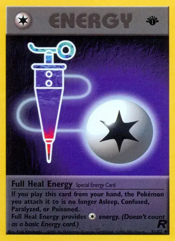 Full Heal Energy [1st Edition] - Pokemon Team Rocket #81