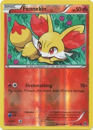 Fennekin [Reverse Holo] - Pokemon BREAKthrough #25
