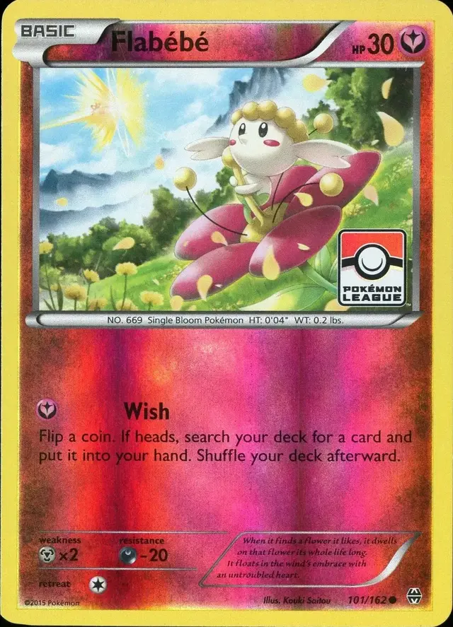 Flabebe [League Promo] - Pokemon BREAKthrough #101