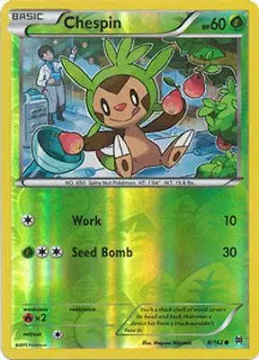 Chespin [Reverse Holo] - Pokemon BREAKthrough #8