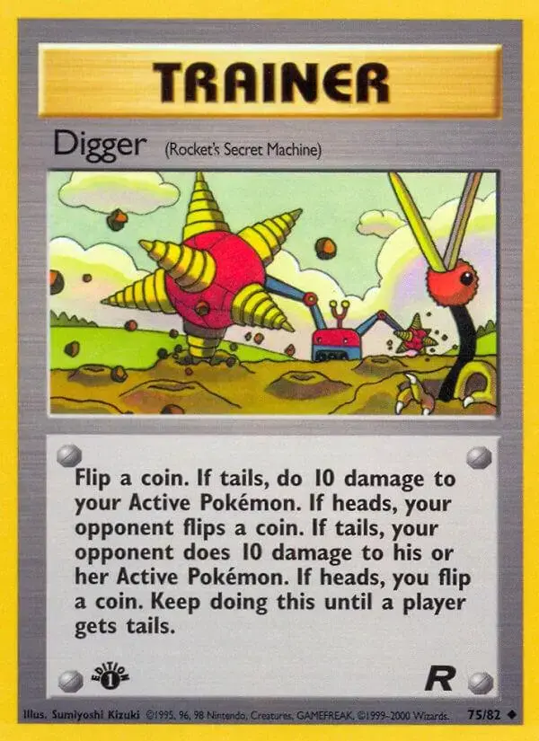 Digger [1st Edition] - Pokemon Team Rocket #75