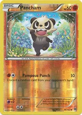 Pancham [Reverse Holo] - Pokemon BREAKthrough #86