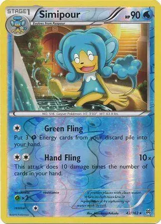 Simipour [Reverse Holo] - Pokemon BREAKthrough #42