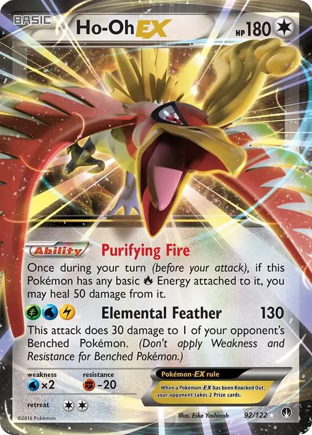 Ho-Oh EX - Pokemon BREAKpoint #92