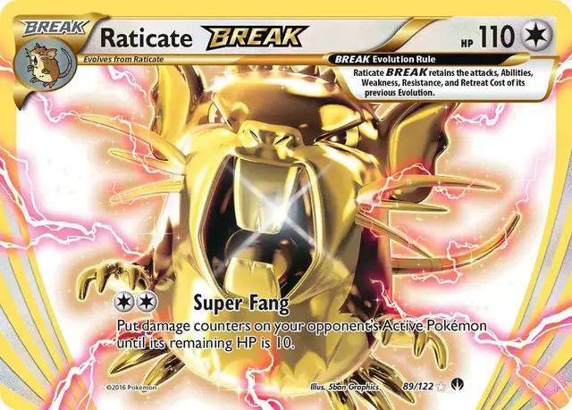 Raticate BREAK - Pokemon BREAKpoint #89