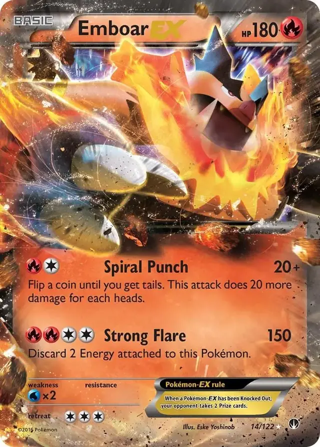 Emboar EX - Pokemon BREAKpoint #14